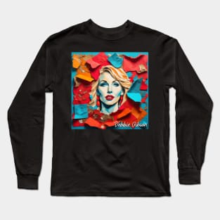 Debbie Gibson // Paper Art Long Sleeve T-Shirt